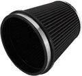 6" Inlet Cold Air Intake Filter Cone Replacement Performance Washable Clamp-On by MUGERACING