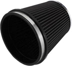 6" Inlet Cold Air Intake Filter Cone Replacement Performance Washable Clamp-On by MUGERACING