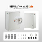 VEVOR Steel Electrical Box, Cold Rolled Steel Electrical Enclosure Box - Image 6