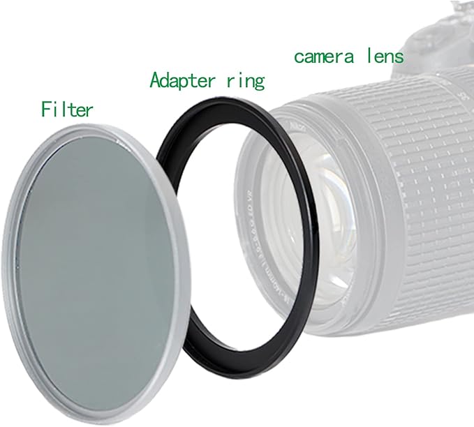 40.5mm to 46mm Step-Up Ring Filter Adapter - Image 4