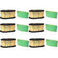 Stevens Lake Parts Set of 6 Air Filter & Pre-Filter Set Fits Universal Products by Unknown