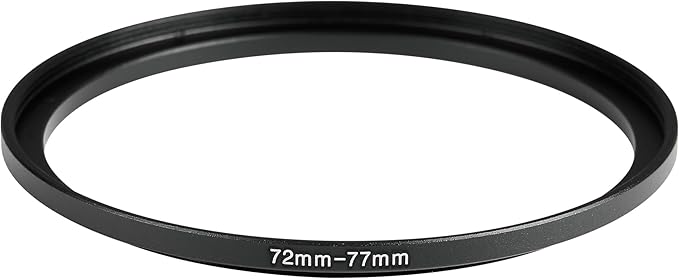 72-77mm Metal Step-Up/Down Ring Adapter Compatible - Image 2