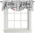 Kitchen Knife Fork Tie Up Valance Curtains by Unknown