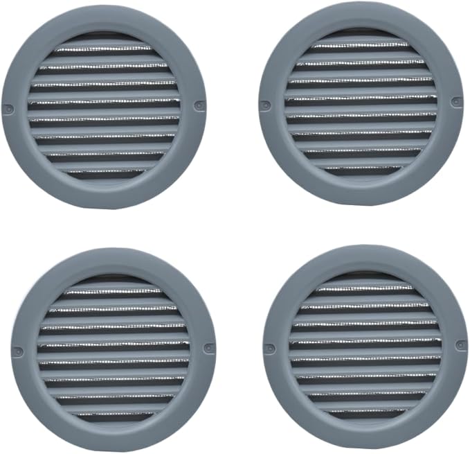 VENTS-US – 4" Round Vent Cover in Light Grey - Image 2