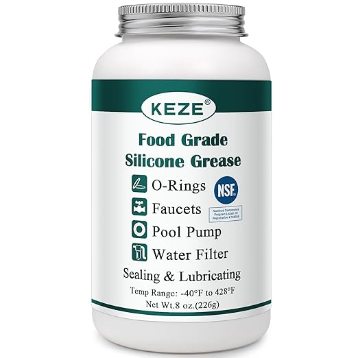 KEZE Pool Lube for O Ring Food Grade Waterproof Silicone Faucet Grease for Pool by KEZE