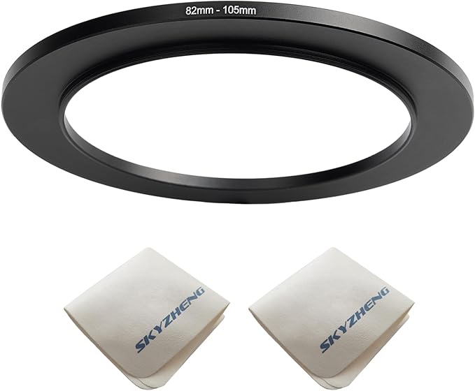 82mm Lens to 105mm Camera Lens Adapter 82mm to 105mm Step Up Ring Adapter Ring by SKYZHENG