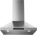 Wall Mount 30 Inch Range Hood 900 CFM, Ductless/Ducted Convertible Kitchen Hood by VIKIOHOME