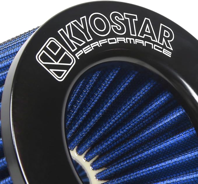 KYOSTAR Universal 3/3.5/4" High-Flow Air Filter, Reusable Cone Cold Air Intake - Image 8