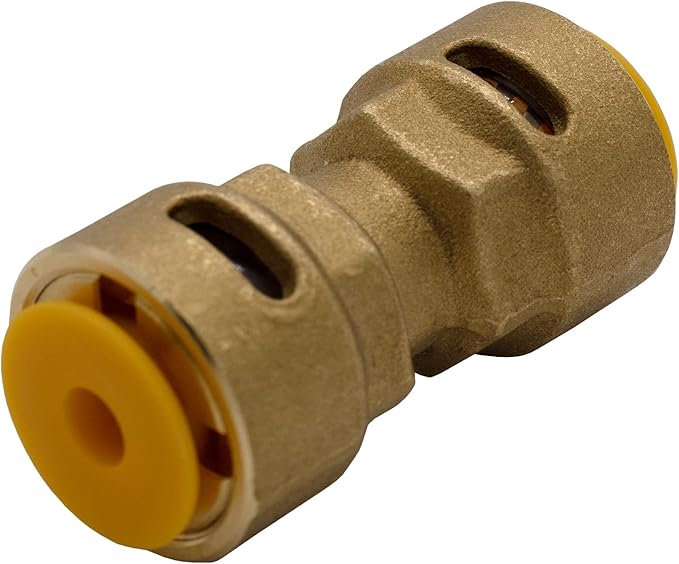 Supplying Demand SB1 3/8 Inch Quick Connect HVAC Brass Coupler Fitting - Image 4