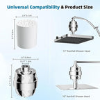 Hibbent Upgraded High Output Shower Filter - Image 6
