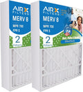 AIRX FILTERS WICKED CLEAN AIR. 20x25x5 Air Filter MERV 8 Compatible by AIRXFILTERSWICKEDCLEANAIR