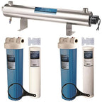 Bluonics 110W UV Water Ultraviolet 24GPM Plus Sediment and Carbon Well Water by BLUONICS