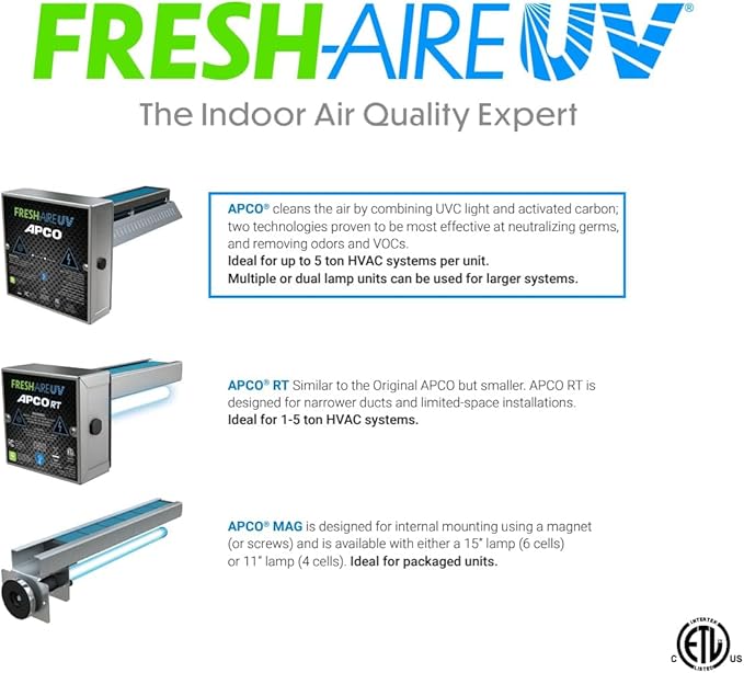 APCO Carbon Cell Matrix HVAC UV Air Purifier - Image 7