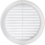 White 6" Inch Round Ventilation Grille - Image 2