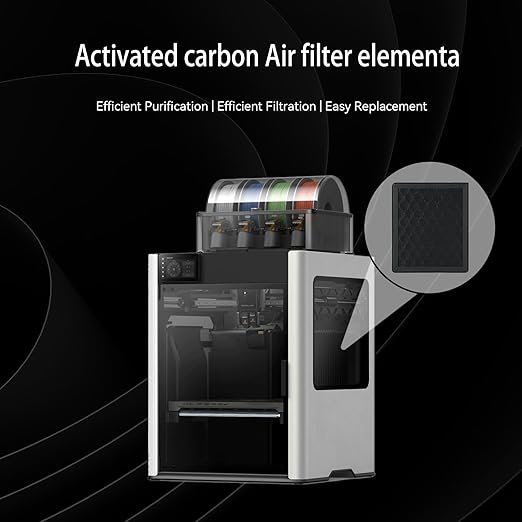 2PCS Air Filter for Bambu Lab H2D/H2S/H2D Laser, 3D Printer Activated Carbon - Image 2