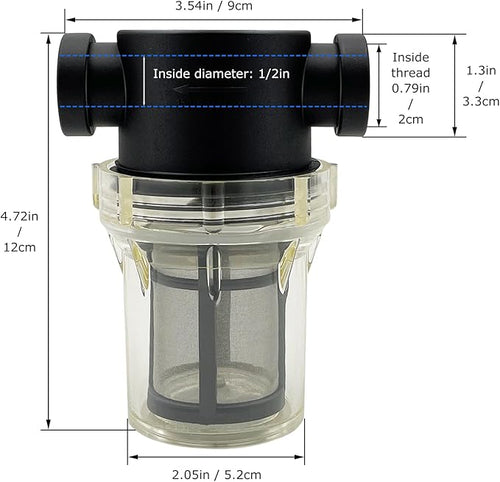 1/2" Female NPT in-Line Strainer - Image 2