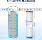 Membrane Solutions 50 Micron Whole House Sediment Water Filter Replacement - Image 3
