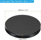 PATIKIL 58mm Lens Cap, 2 Pack Camera Lens Cap Cover Universal Front Metal Lens - Image 2