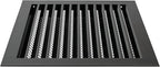 Repa Market 12" x 12" Inch Galvanized Steel Black Soffit Air Vent Cover - Image 6