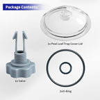 XJJ 28645EG Pool Leaf Trap Cover Lid 5 inch have O-Ring, Fit - Image 6