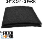 Black Coarse Filter Media, 1.25" Thick, 2 Pack, Ponds or Water Gardens - Image 2