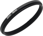 52mm to 49mm Step-up Adapter Rings Filter Adapter Black Metal Step Down Filter by Unknown