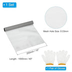 PATIKIL 40" L x 10" W Woven Wire Mesh, 400 Mesh 304 Stainless Steel Air Vent - Image 2