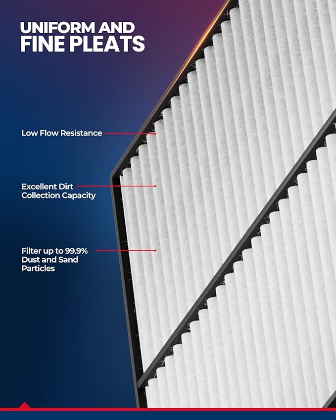 KAX Engine Air Filter, CA12954 Replacement - Image 3
