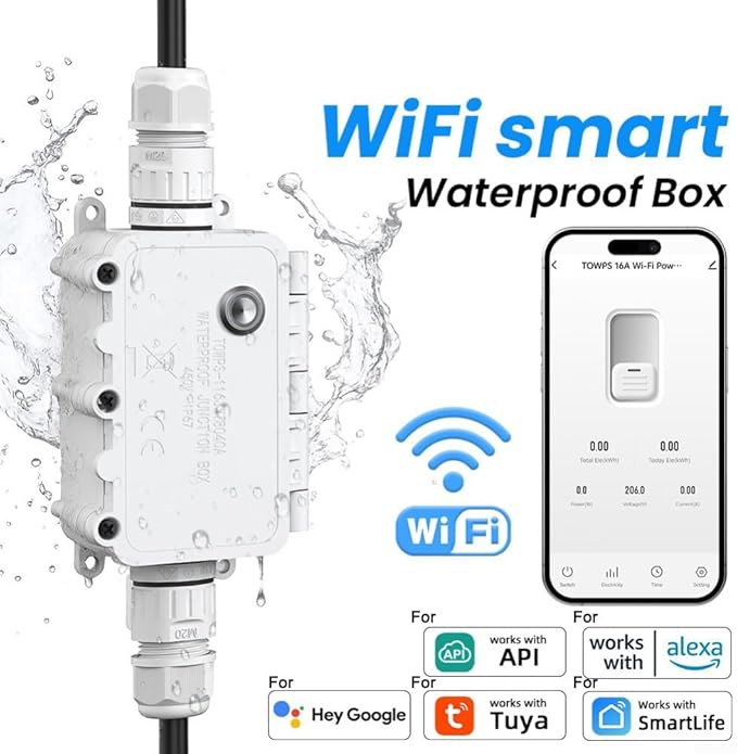 16A Outdoor Waterproof Control Pool Filters Garden Pumps - Image 2