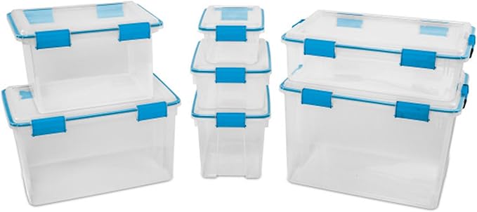 Sterilite 12-Pack Gasket Box, Weather-Resistant Storage Bins - Image 8