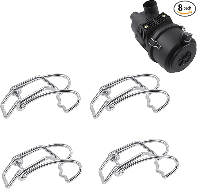 8 Pcs P538928 Air Cleaner End Cap Metal Clip Compatible by Unknown