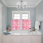 2 Panel Kitchen Cafe Curtains, Desert Camel Sunlight Filtering Nature Air - Image 3