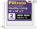 Filtrete 14x14x1 AC Furnace Air Filter, MERV 12, MPR 1500, CERTIFIED asthma & by Filtrete