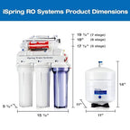 iSpring RCC7AK-UV, NSF Certified, 7-Stage Under Sink Reverse Osmosis Water - Image 10