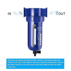 NANPU 1/2" NPT Compressed Air Filter, Zinc Alloy, 5 Micron Brass Element - Image 4