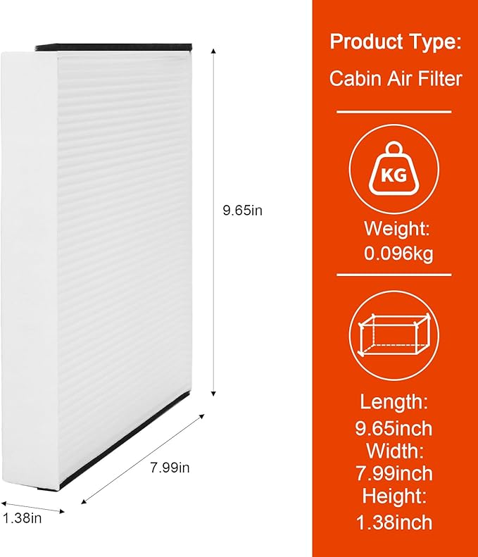 Cabin Air Filter CV6Z-19N619-A Compatible - Image 3