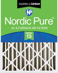 Nordic Pure 20x20x4 Pleated Air Filters MERV 13 Plus Carbon 1 Pack by NordicPure