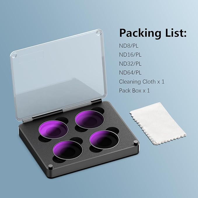 AMAZEAR ND/PL Filters Set for Insta360 GO Ultra Accessories, Insta 360 Go-Ultra - Image 8