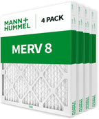 Mann+Hummel 20x24x2 MERV 8 Pleated HVAC AC Furnace Air Filters. 4 Pack. - Image 3