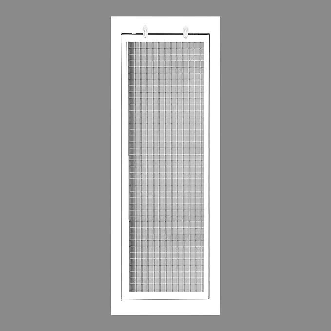 HVAC Premium 8" x 20" Cube Core Eggcrate Return Air Filter Grille by HVACPremium