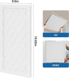 10x20x1 MERV 11 Air Filter, Quality AC/HVAC Furnace Filter，2 Reusable ABS Frame - Image 2
