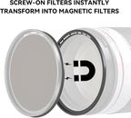 Kase 95mm Magnetic Screw in Adapter Ring Kit, Brass Magnetic to Threaded Filter - Image 4