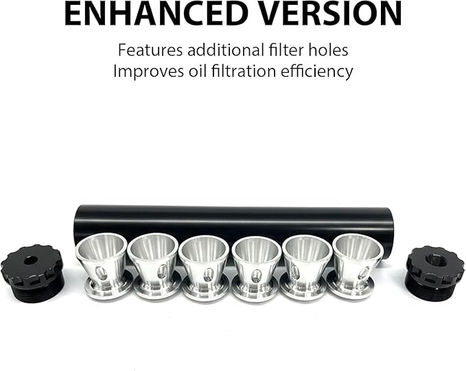 Aluminum Fuel Filter Cleaning Kit in Black | 1/2" x 28 Thread - Image 5