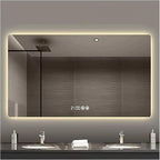 Bathroom Mirror with LED Lights，LED Bathroom Mirror，Smart Lighted Bathroom by ZXCASDF