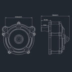 Air Filter Cleaner for Harley Davidson Softail Touring Street Road King Glide - Image 6