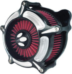 Air Filter Intake Motorcycle Turbine Cleaner Kit Cnc Cut Chrome - Image 8