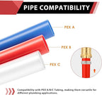 20 PCS EFIELD Pex Barb Crimp Brass Fittings 1/2 inch x 1/2 inch NPT Male Adapter - Image 3