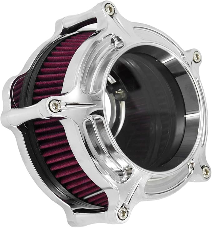 HDBUBALUS Motorcycle Air Filter Cleaner Intake Filter System Kit - Image 3