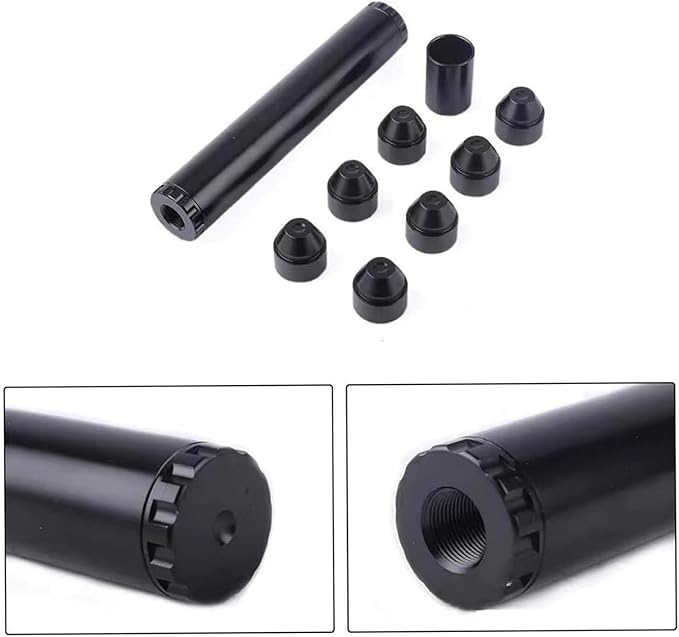 Aluminum Fuel Filter Cleaning Kit in Black | 1/2" x 28 Thread - Image 3