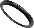 55mm to 62mm Step-Up Ring Filter Adapter, Metal Ring Step-Up Rings Adapter by BETUYESS